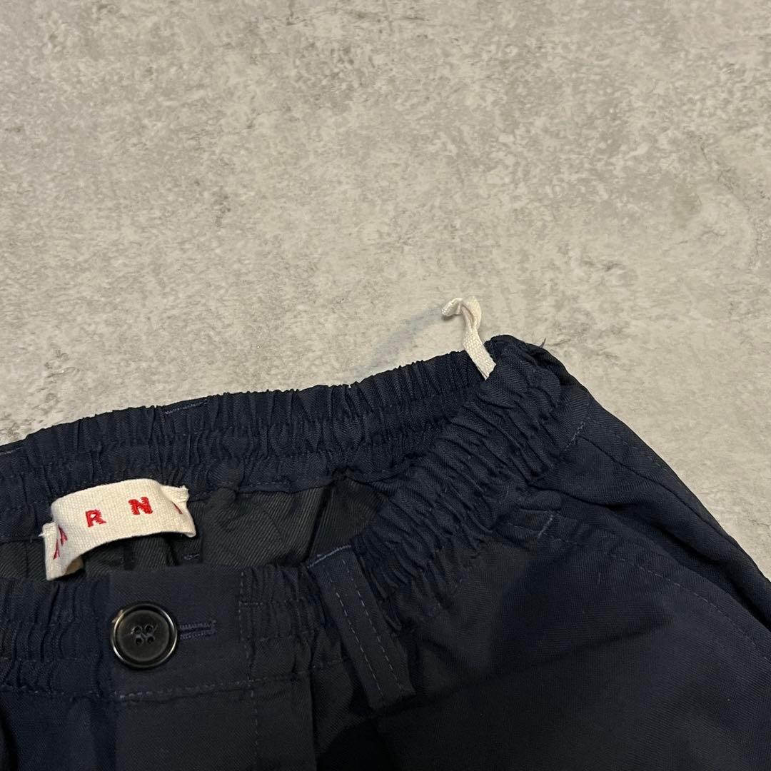 MARNI 23SS テーパード スラックス Navy 44 マルニ