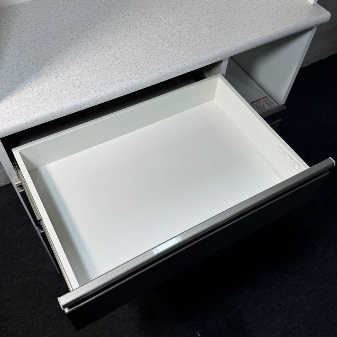 nitori キッチンボード 100cm ホワイト シンプル 食器棚 d3848