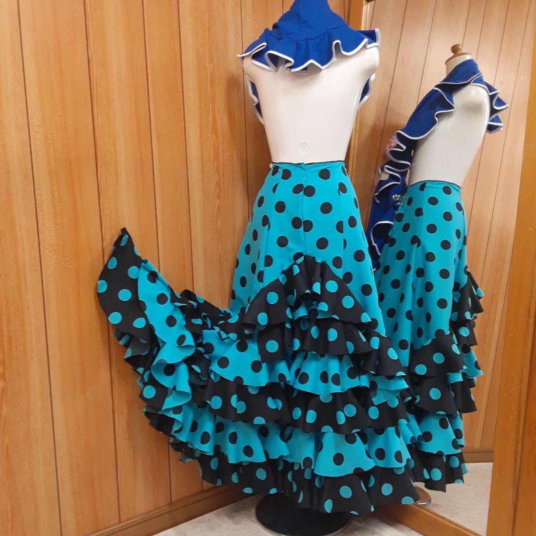 フラメンコ衣装　☆ファルダのみ　＊ピキージョ在庫切れのため付きません＊