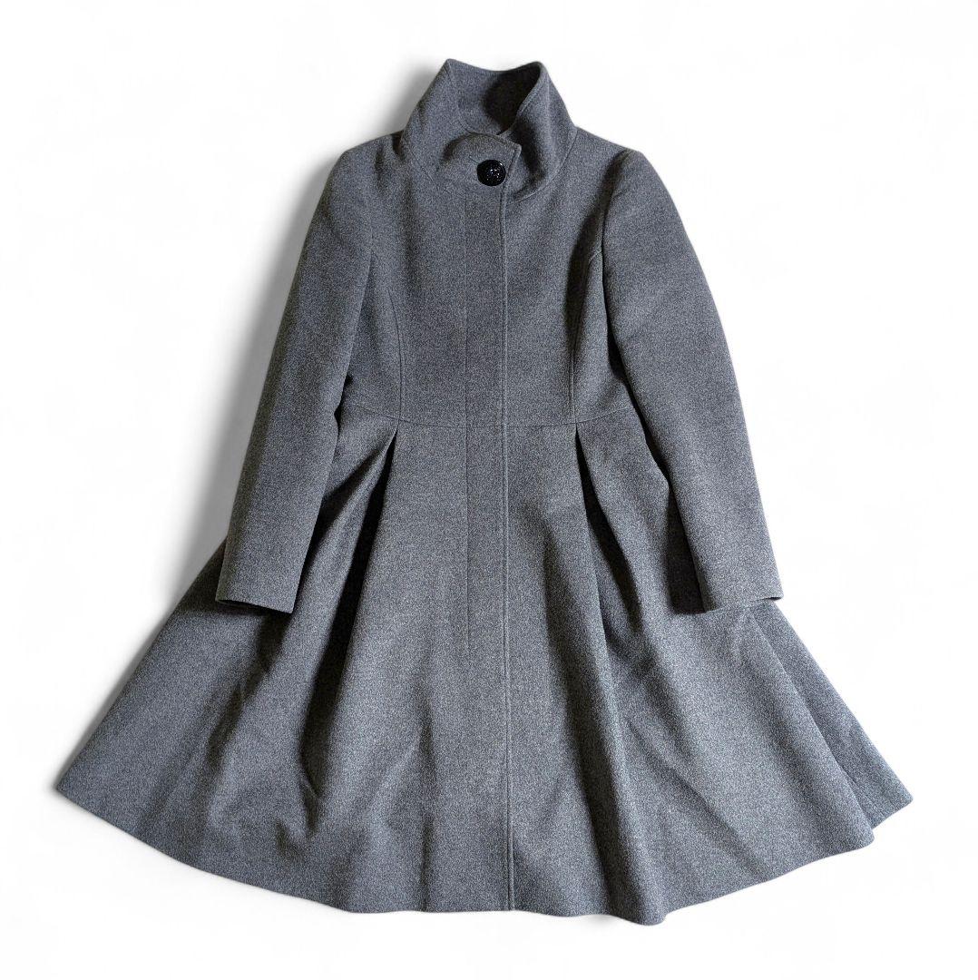 ルイルエブティック／きれいめフィット&フレアバックリボン ウールコート
