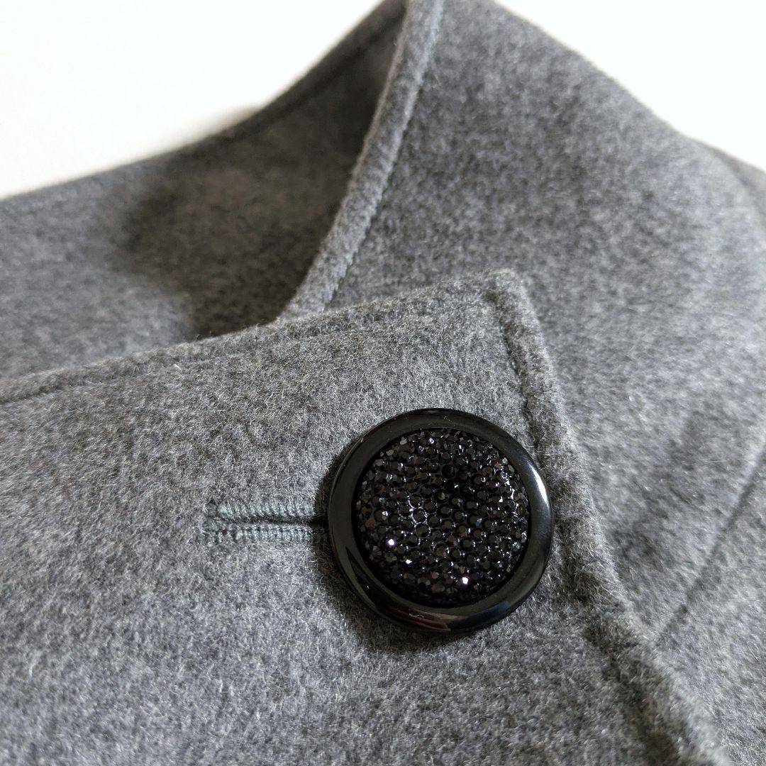 ルイルエブティック／きれいめフィット&フレアバックリボン ウールコート