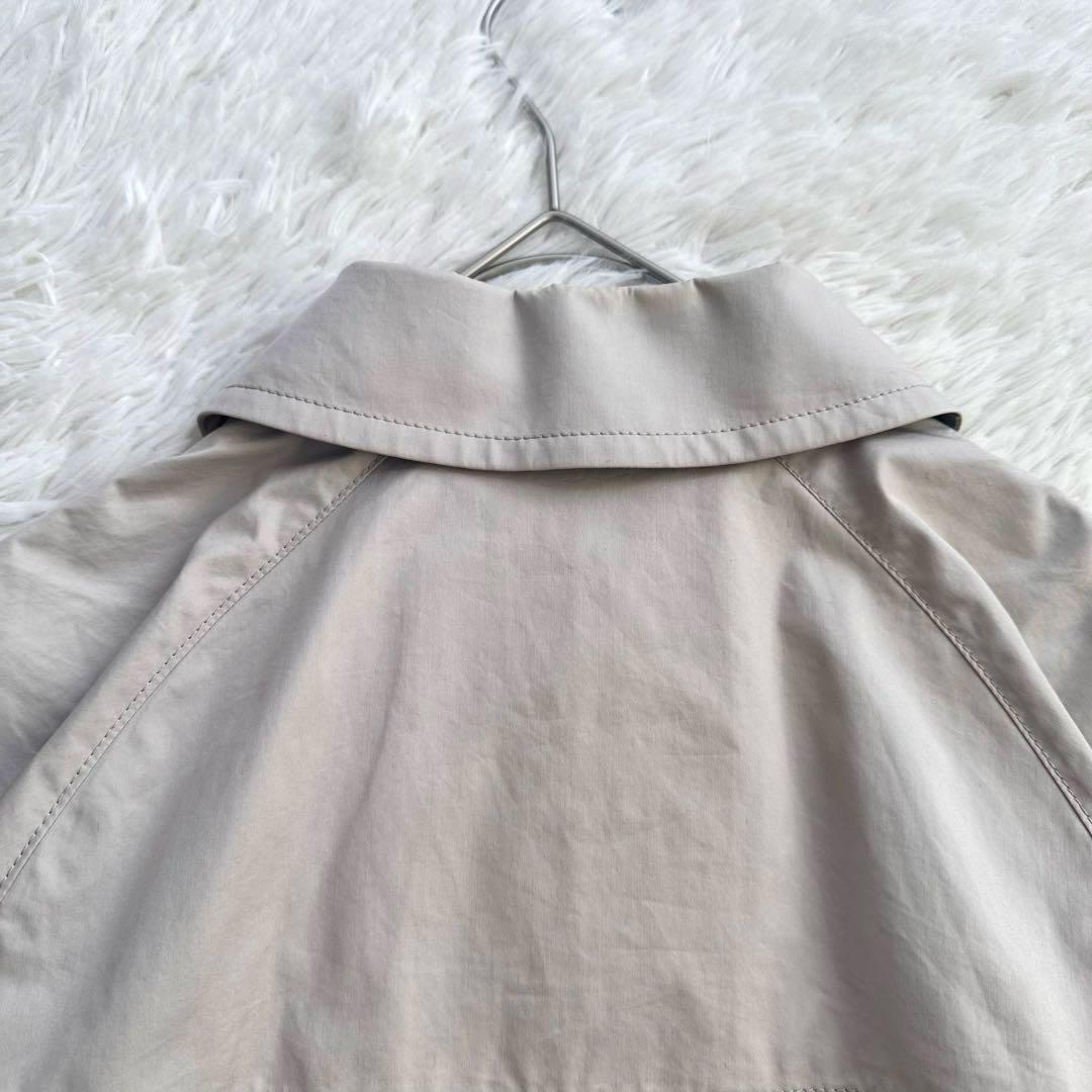 バーバリーロンドン トレンチコート ショート丈 ノバチェック ベージュ L 春物