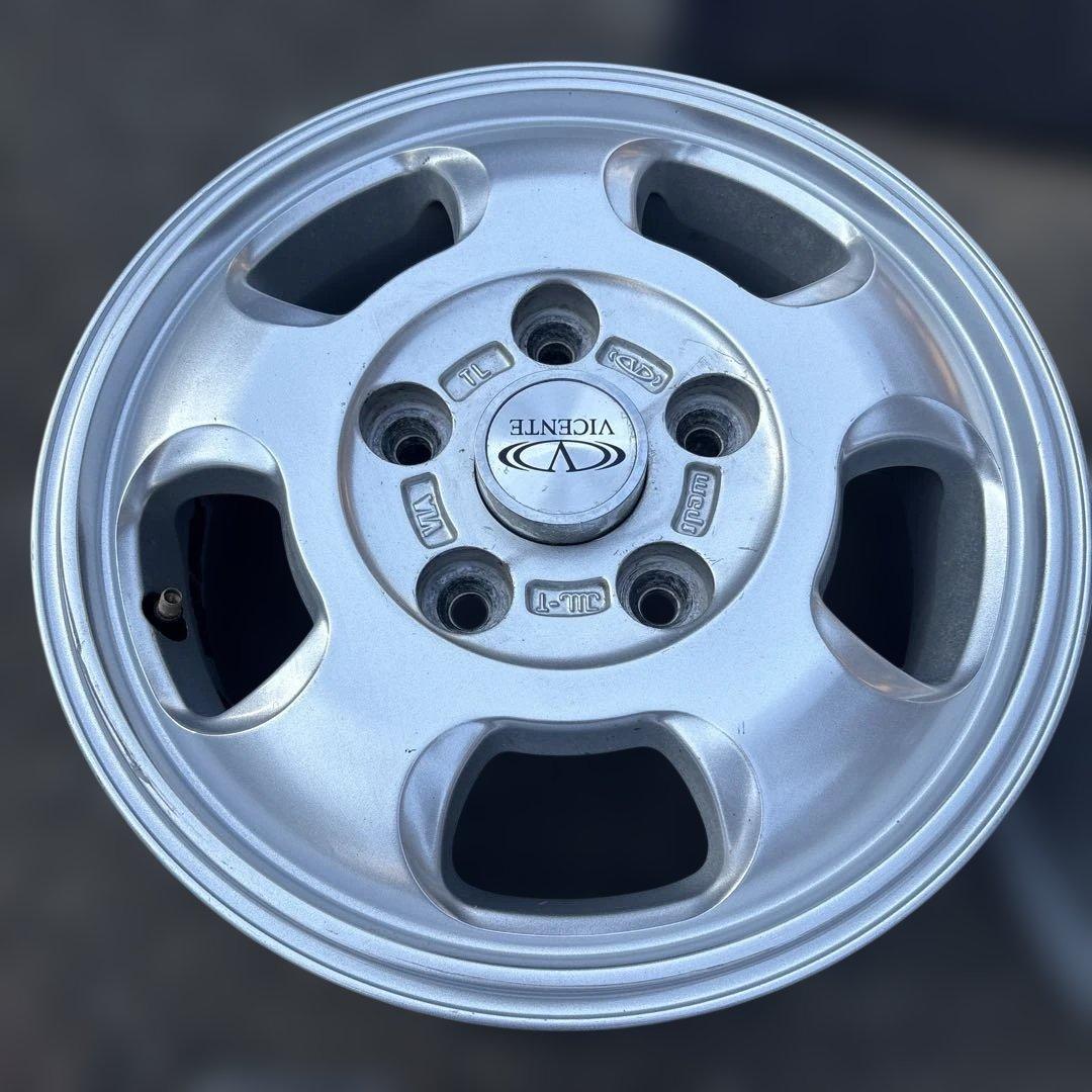 WEDS製VICENTE 13インチホイール4本タウンエースバンS412Ｍ