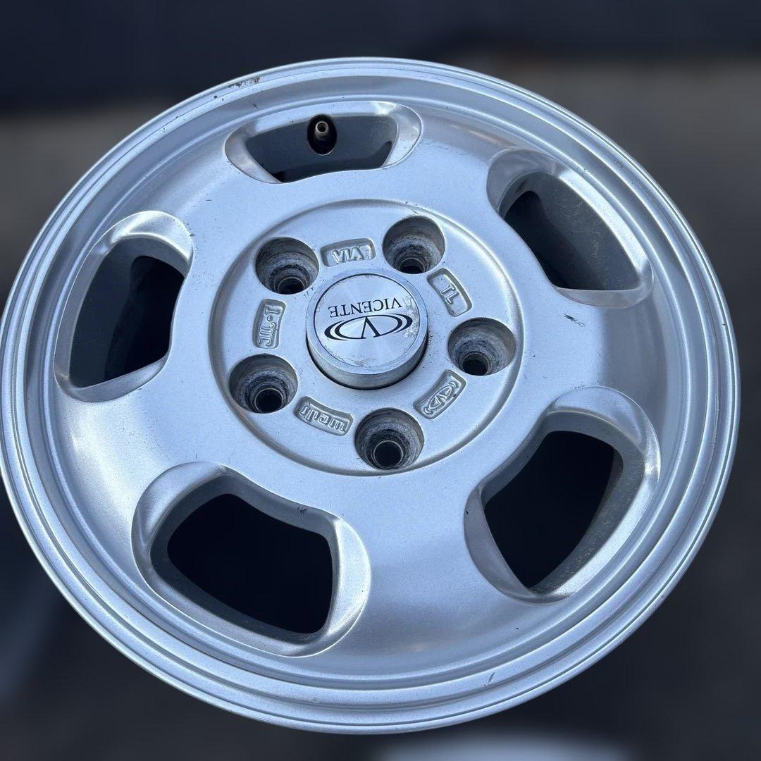 WEDS製VICENTE 13インチホイール4本タウンエースバンS412Ｍ