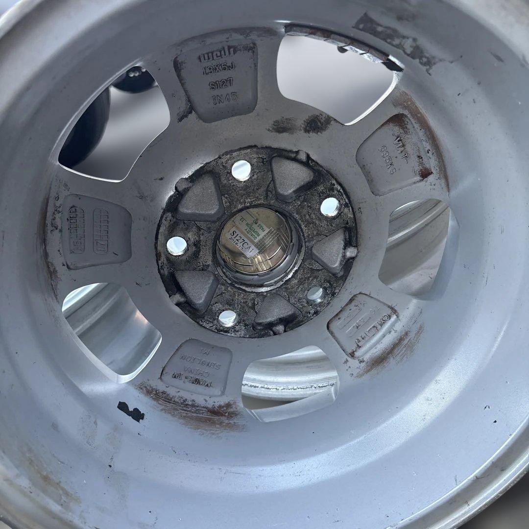 WEDS製VICENTE 13インチホイール4本タウンエースバンS412Ｍ