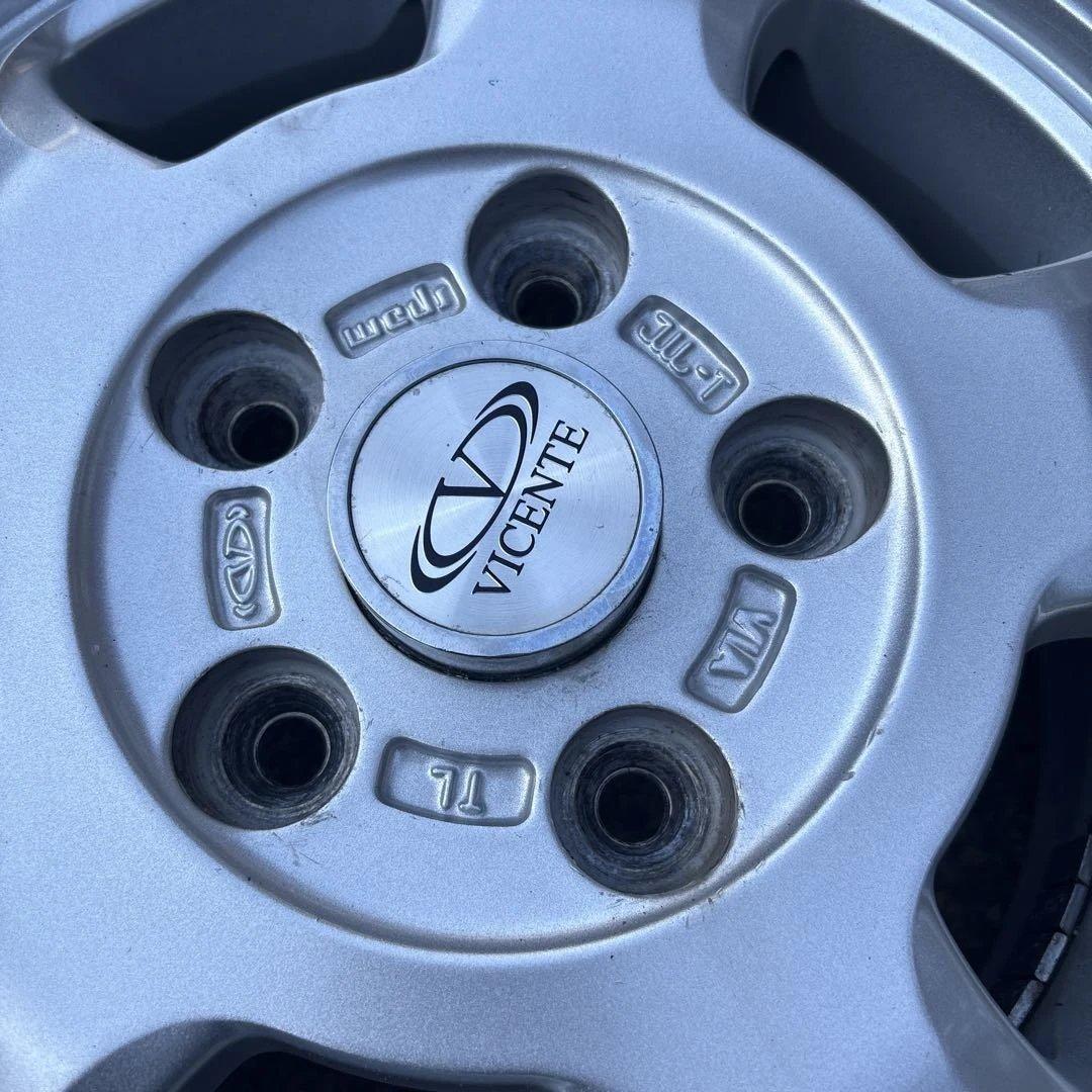 WEDS製VICENTE 13インチホイール4本タウンエースバンS412Ｍ