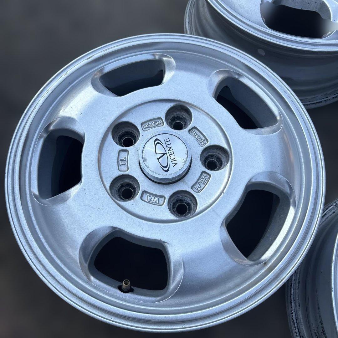 WEDS製VICENTE 13インチホイール4本タウンエースバンS412Ｍ