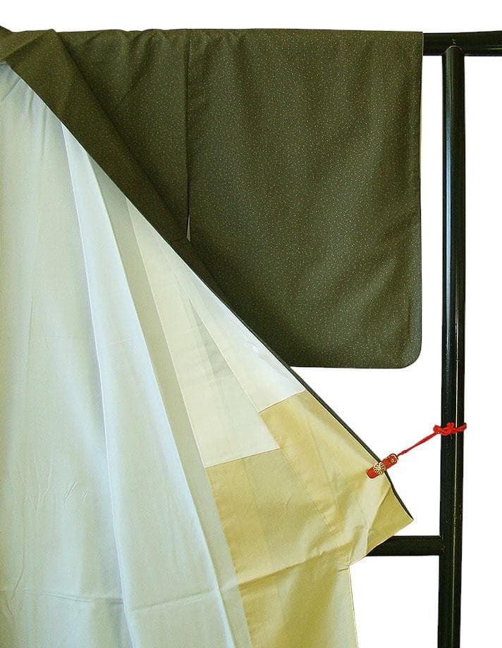 美品 本場縞大島紬 附下げ・訪問着（正絹）仕立上り＜TT1281＞