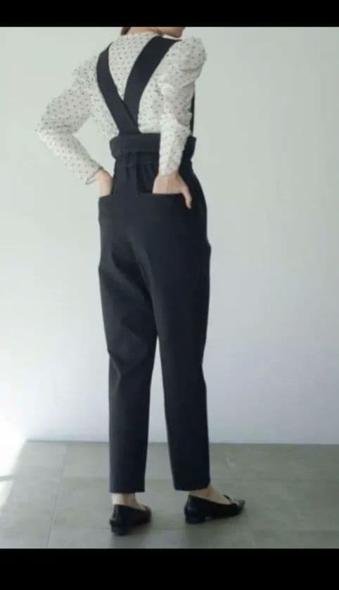 ohga ブラックサロペット・オーバーオール