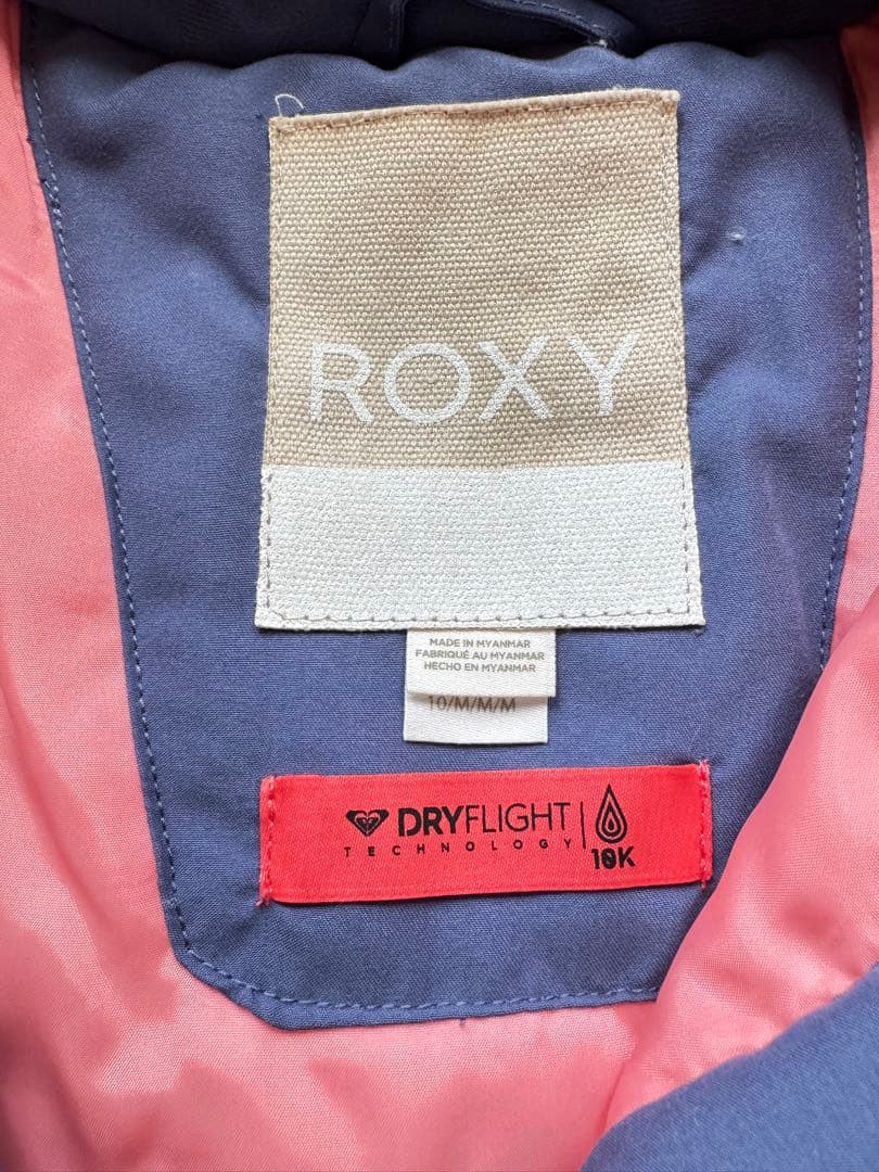 【美品】ROXY 子供用 スノーボード ジャケットとパンツセット　１４０センチ