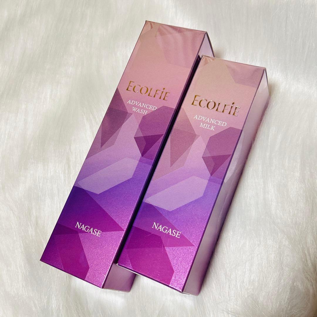 ナガセ エコルフィースキンケアセット 洗顔　乳液