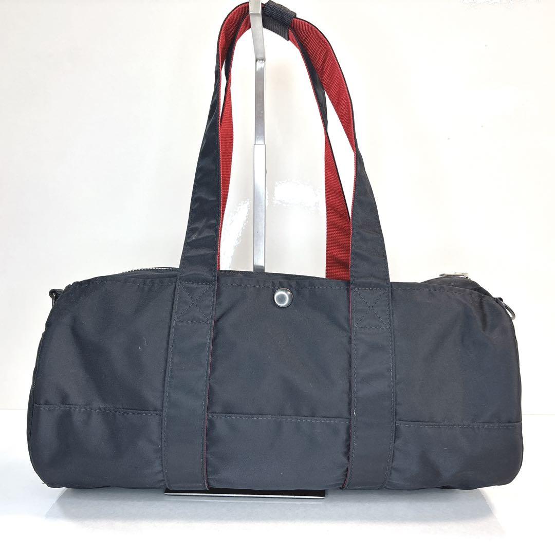 極美品 ポーター エルファイン ボストン 2way ドラム PORTER 黒