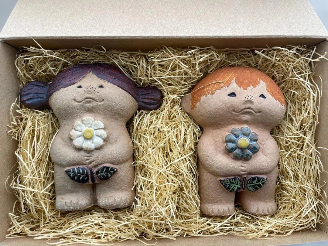 美品✨ヴィンテージ　リサラーソン ADAM & EVA（アダムとイブ）