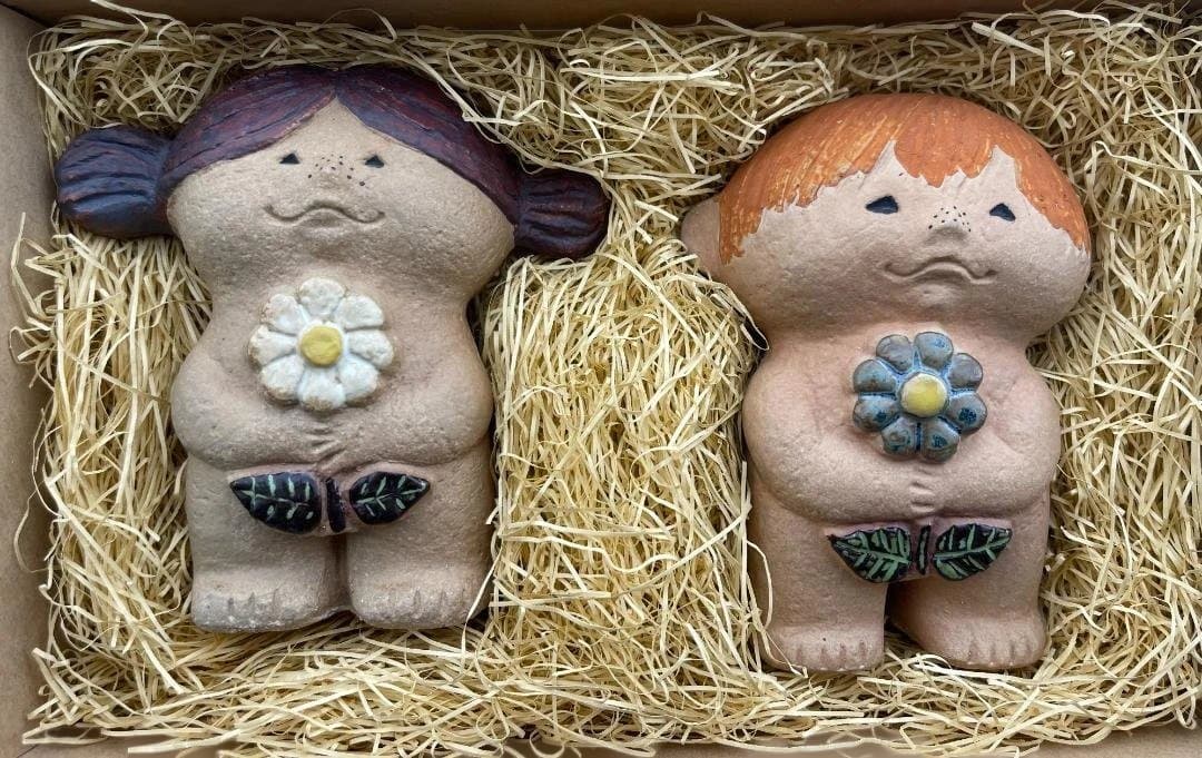 美品✨ヴィンテージ　リサラーソン ADAM & EVA（アダムとイブ）