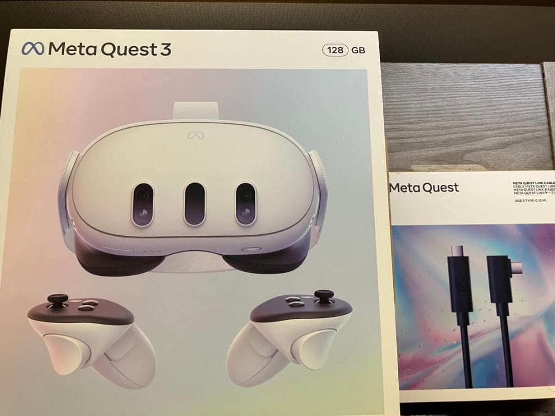  Quest3 128gb 純正Linkケーブル付き
