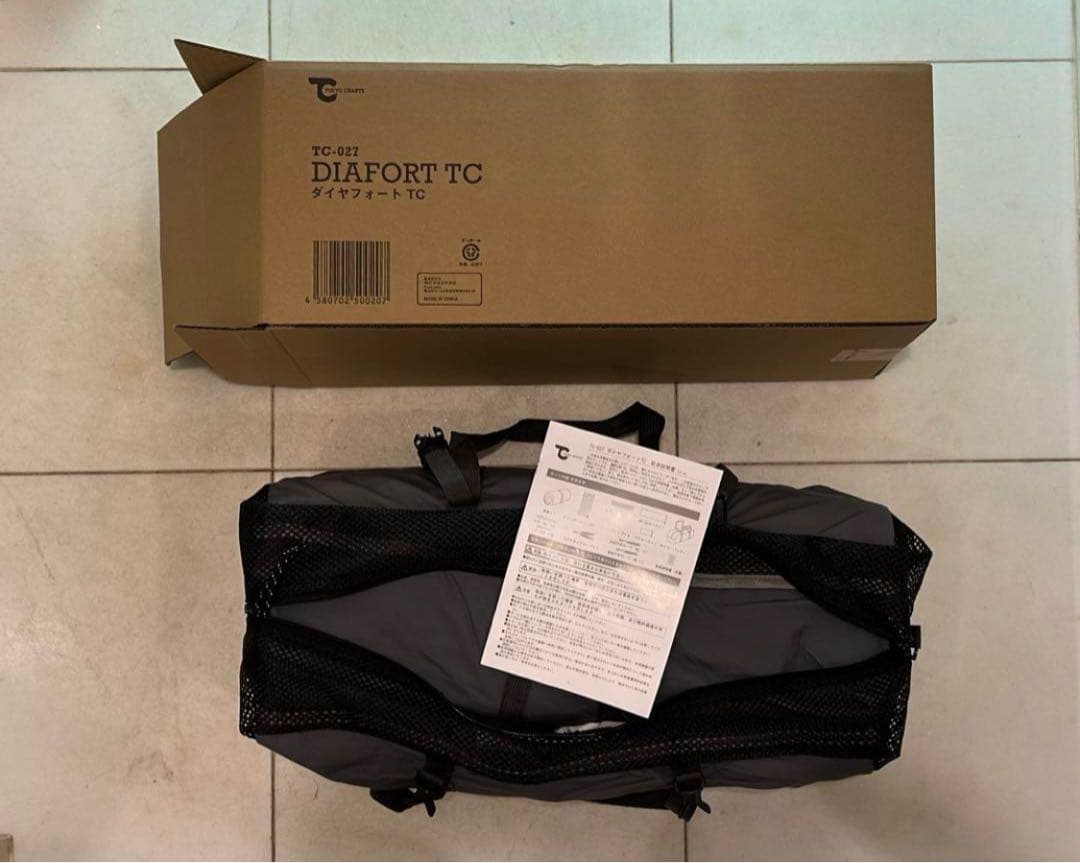 東京クラフト ダイヤフォートTC テント グレー 収納バッグ付き