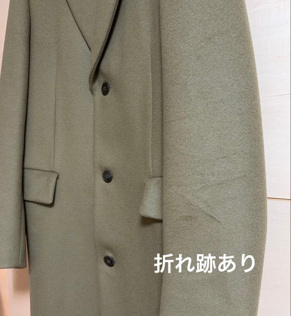 【美品】Paul Smith ポール・スミス　チェスターコート M カーキ