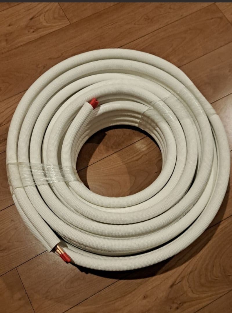 エアコンペアコイル配管P2023　新品2分3分送料無料