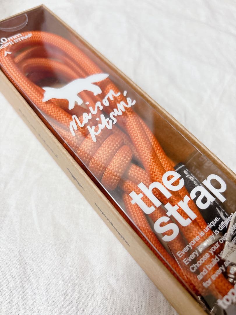 MAISONKITSUNE×TOPOLOGIE 8.0mm ROPESTRAP