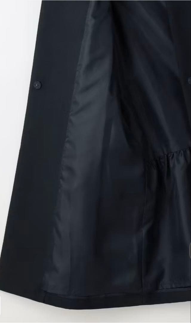定価39.930円ONWARD セレモニーにもバックペプラムコート ネイビー