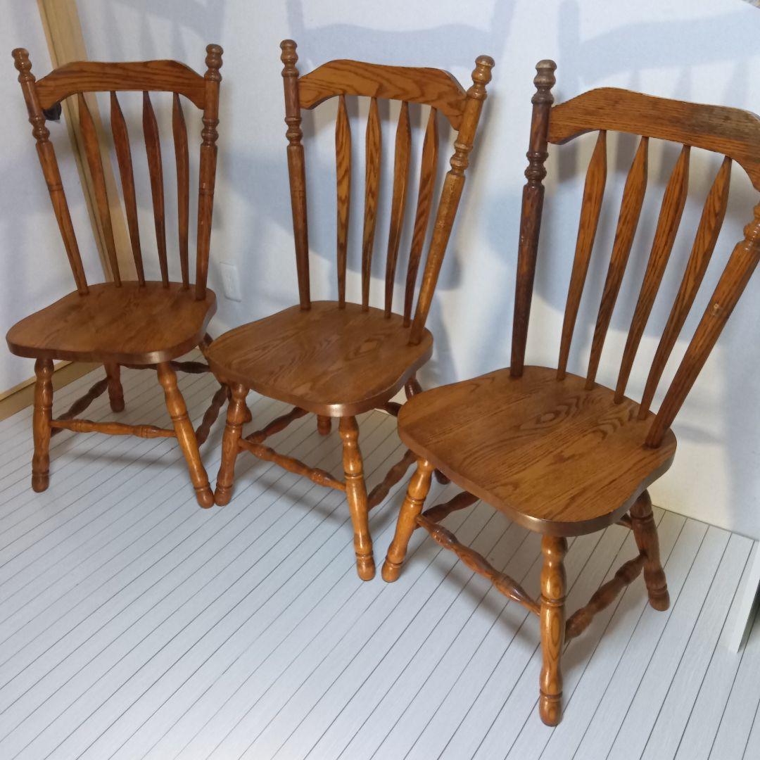 【A】OLD HIPPY WOOD PRODUCTS ビンテージカナダ製　1脚分