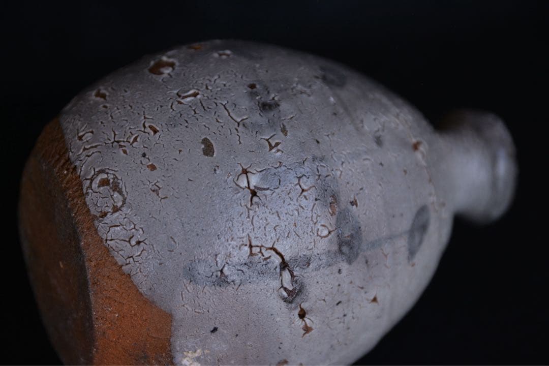 みつるつる様●【中川自然坊】絵唐津徳利