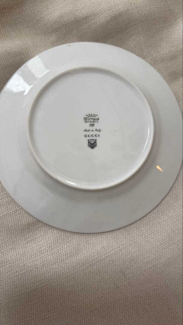 GUCCI グリーン 陶器皿 2枚セット