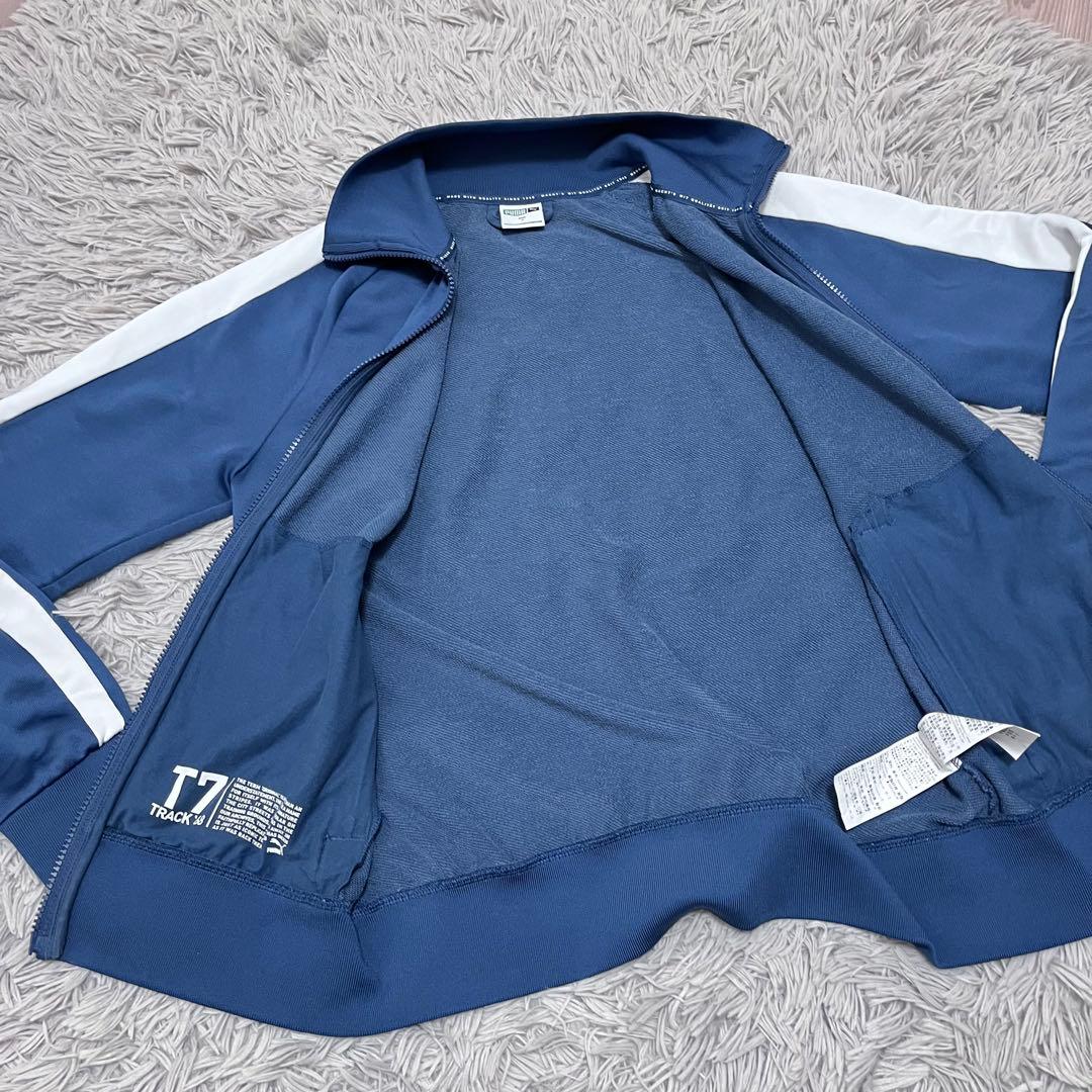 美品希少カラー PUMA iconic T7 上下セット M ペルシアンブルー
