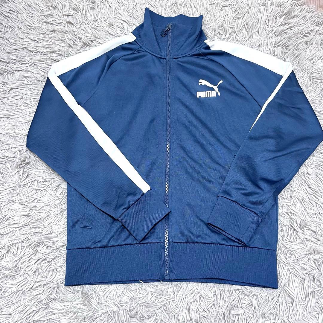 美品希少カラー PUMA iconic T7 上下セット M ペルシアンブルー