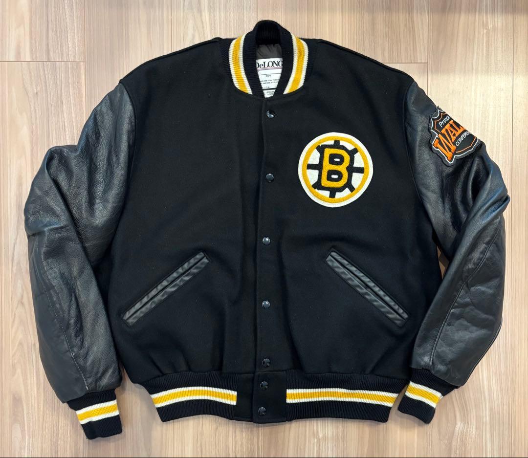 m*5様 DeLONG ボストン・ブルーインズ スタジャン 44