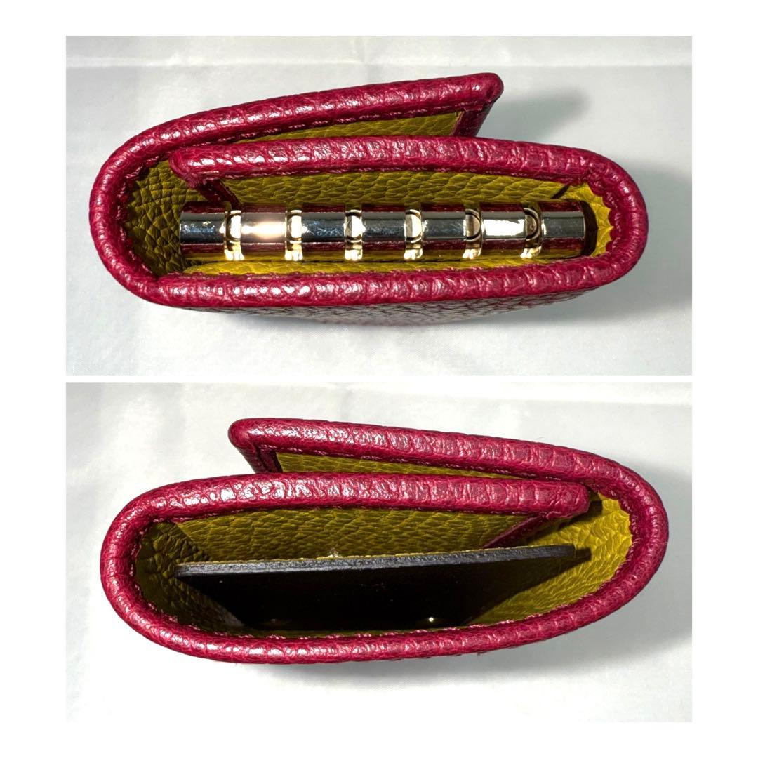 ✨極美品✨GUCCI グッチ スイング 6連 キーケース レザー ワインレッド