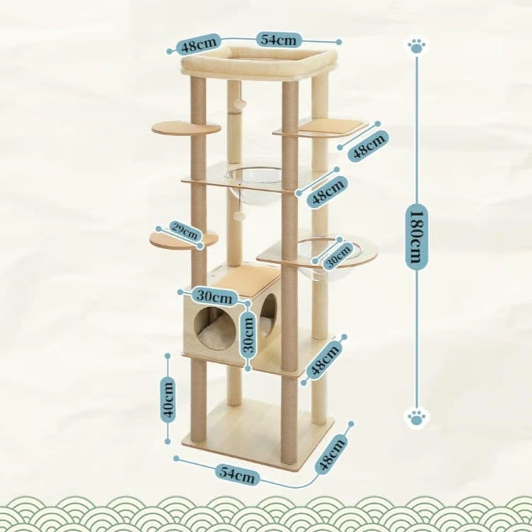 【送料込み】PAWz Road キャットタワー 高さ180cm