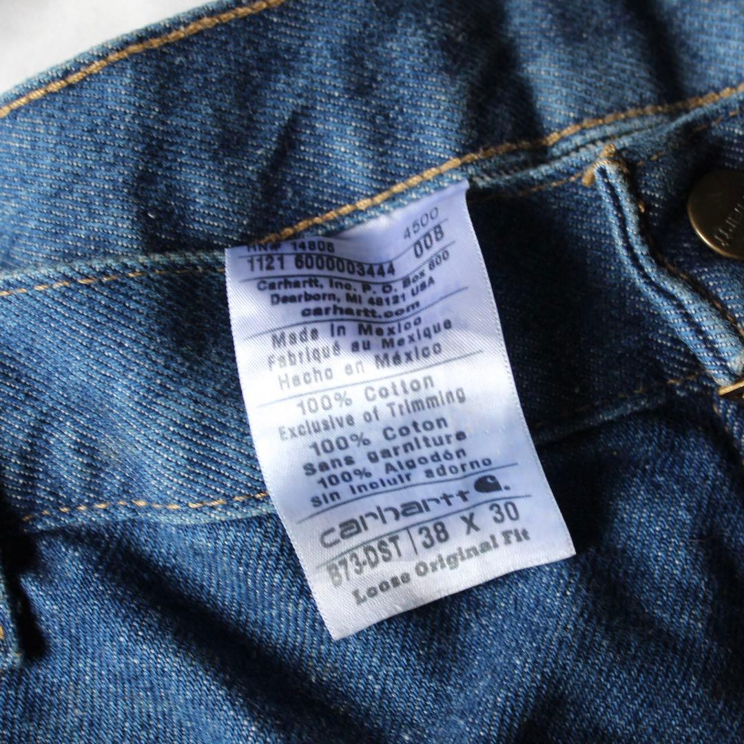 ゴールデンサイズ Carhartt ダブルニー ペインターパンツ デニム DNM