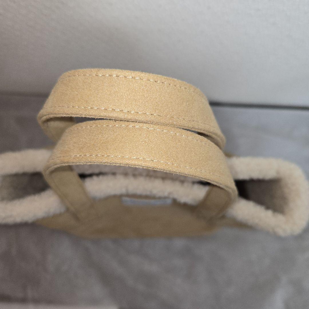 オールドテディ　ワッペンボアトートバッグ