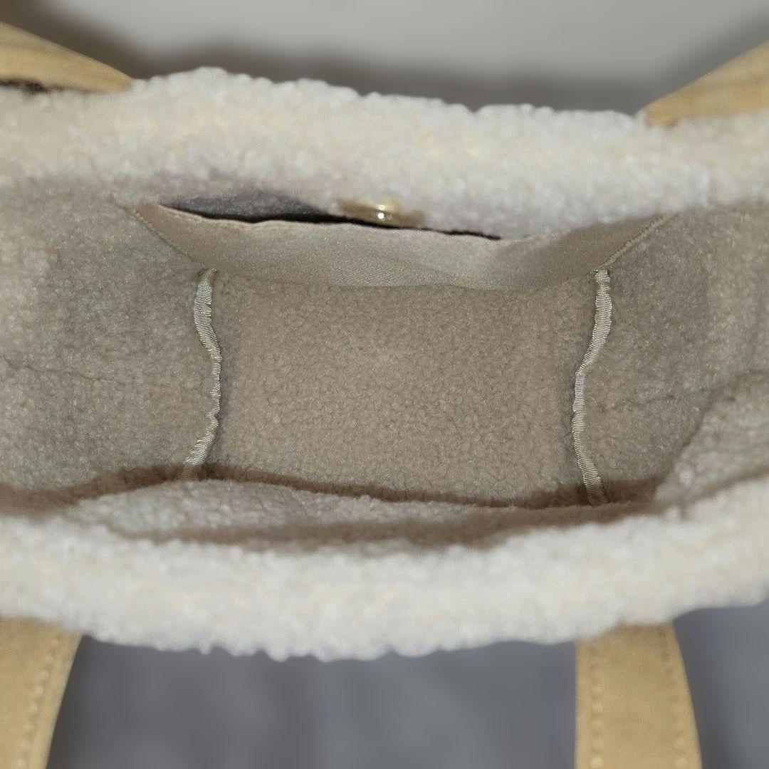 オールドテディ　ワッペンボアトートバッグ