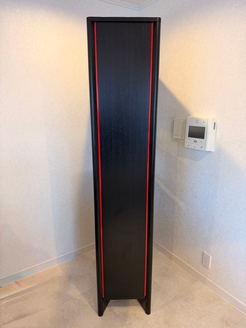 Cassina ixc / カッシーナ　キャビネット 6段　ブラック&レッド