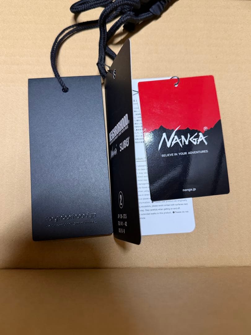 NEIGHBORHOOD NANGA SUBU サンダル 黒 26-27.5