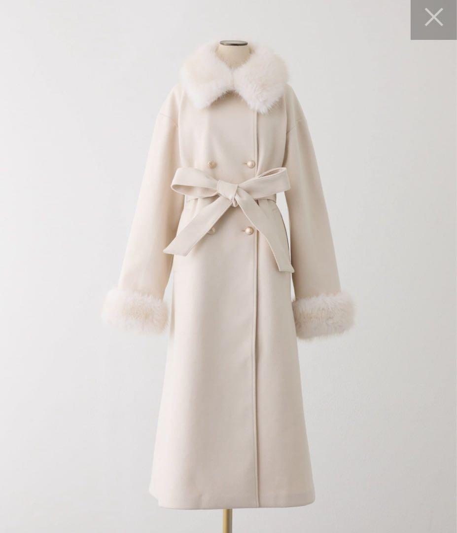 ★2025冬新作★【NICE CLAP】ファー付マルチロングコート