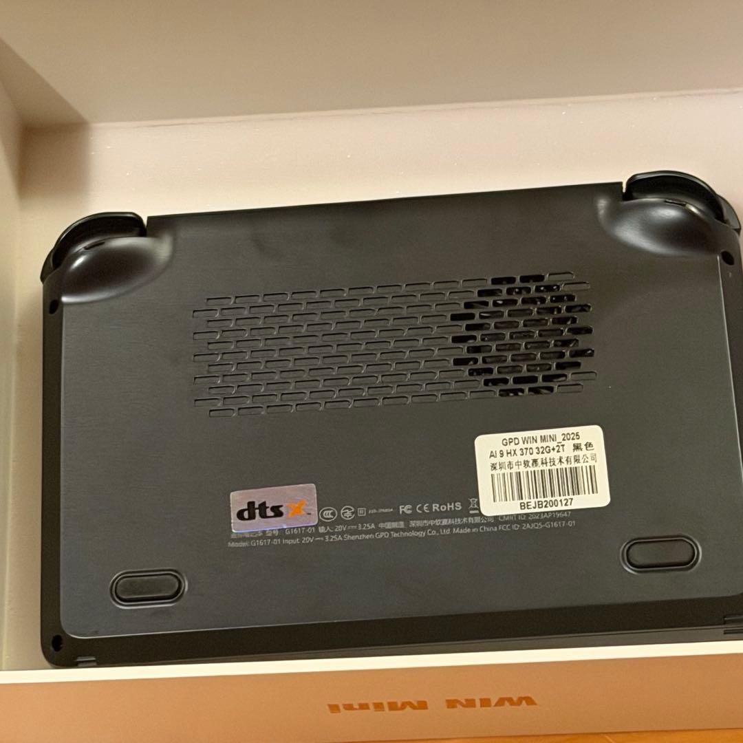 『美品』GPD WIN Mini 2025 32GB 2TB