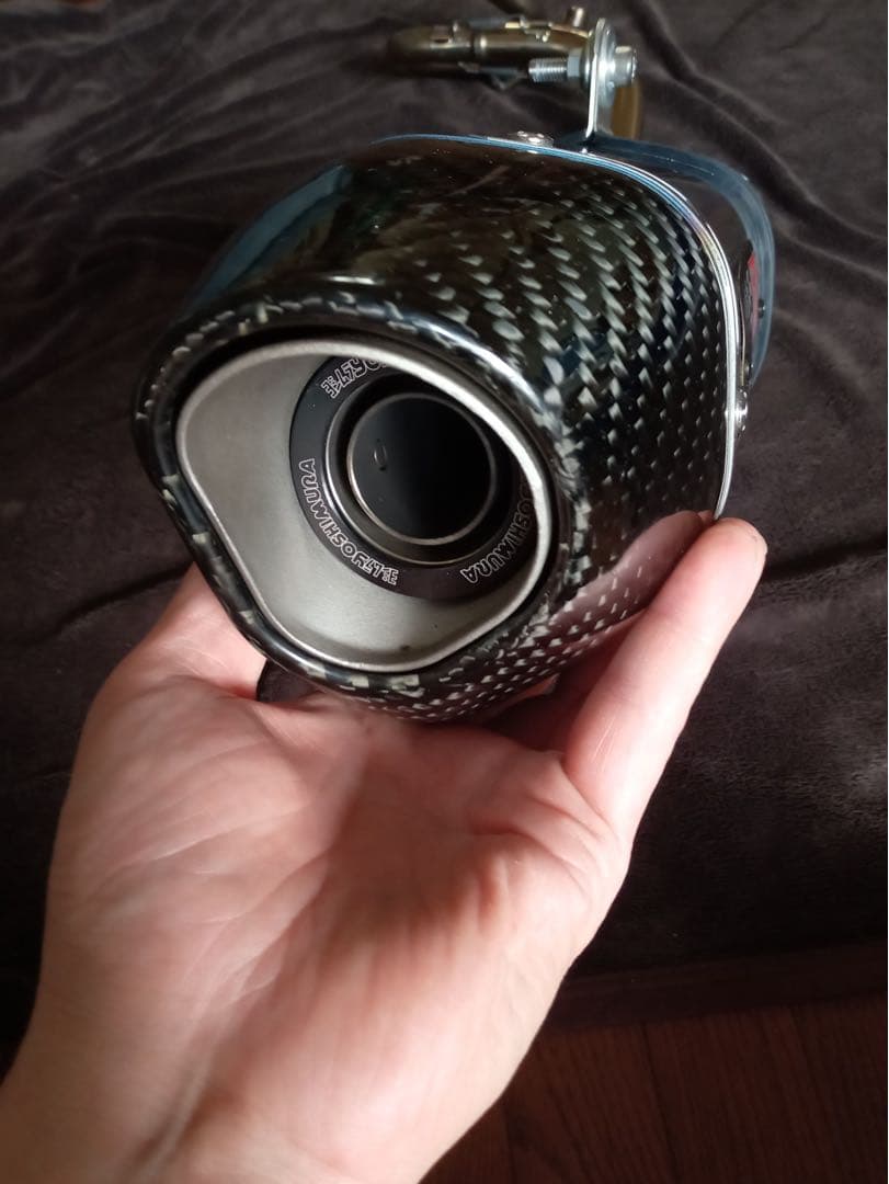 シグナスX4型 ヨシムラマフラー(ブルーチタンサイレンサー)