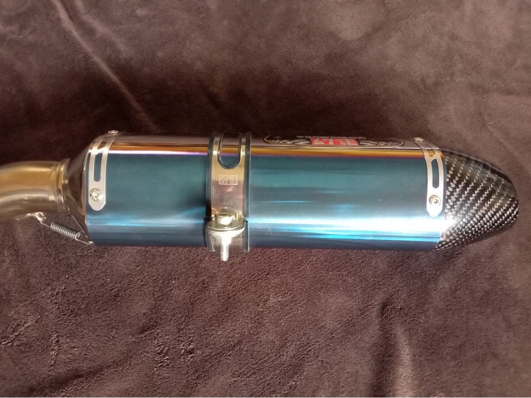 シグナスX4型 ヨシムラマフラー(ブルーチタンサイレンサー)