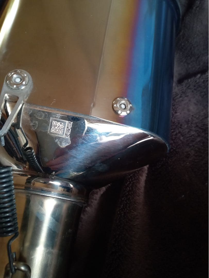 シグナスX4型 ヨシムラマフラー(ブルーチタンサイレンサー)