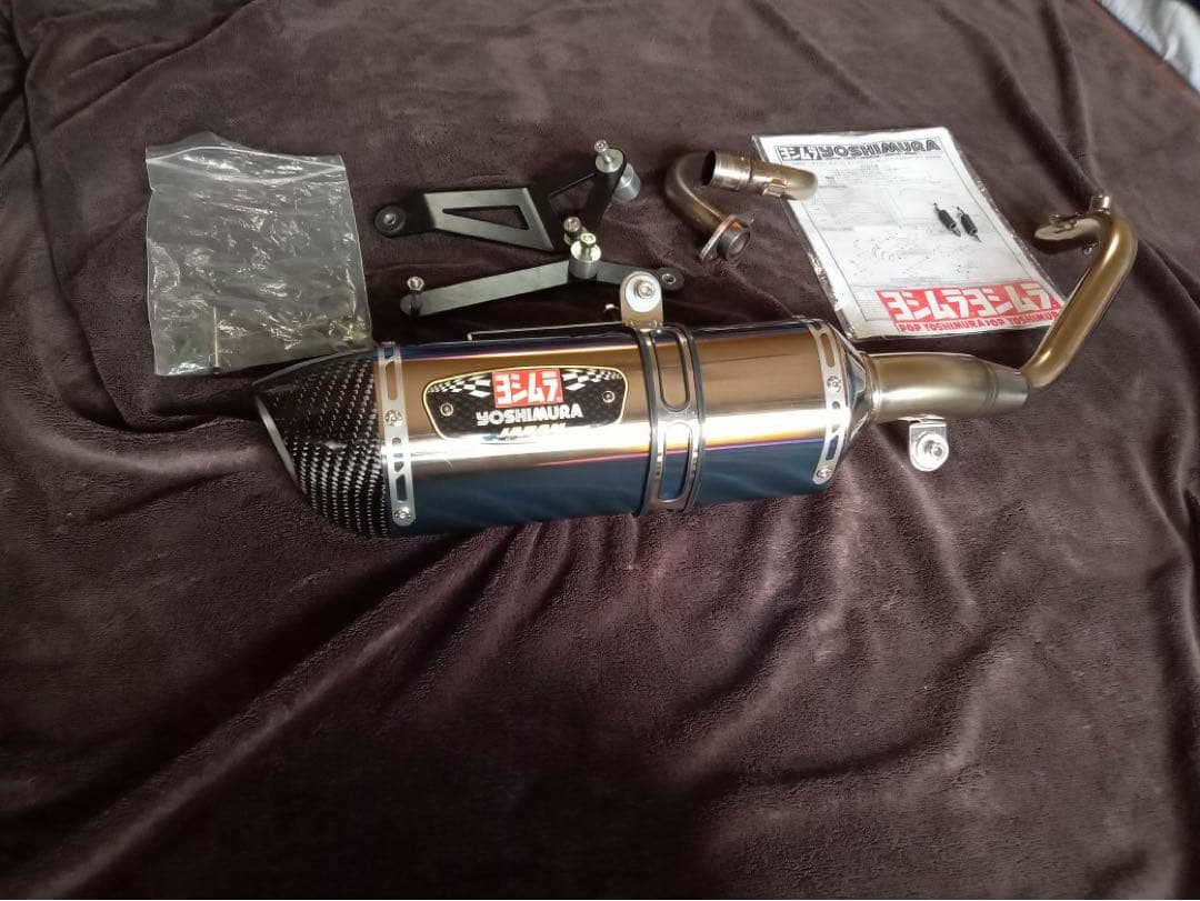 シグナスX4型 ヨシムラマフラー(ブルーチタンサイレンサー)