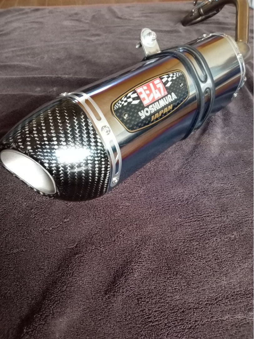 シグナスX4型 ヨシムラマフラー(ブルーチタンサイレンサー)