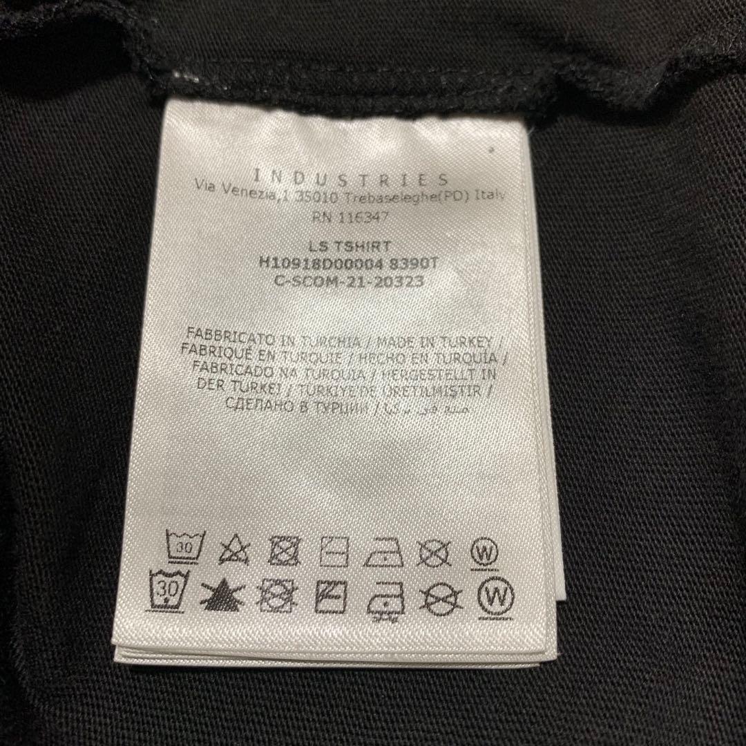 美品　モンクレール　ロンT 長袖Tシャツ　ブラック　M　国内正規品　3S723