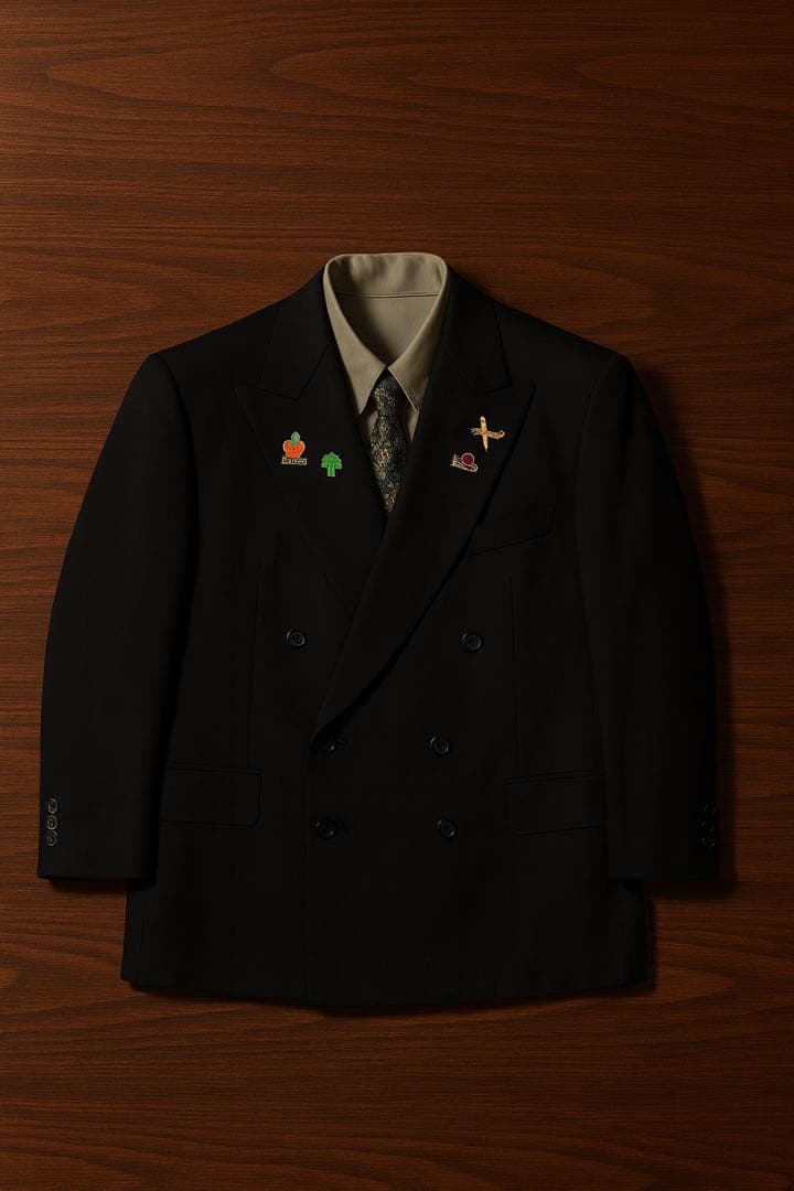 黒 vintageスーツ