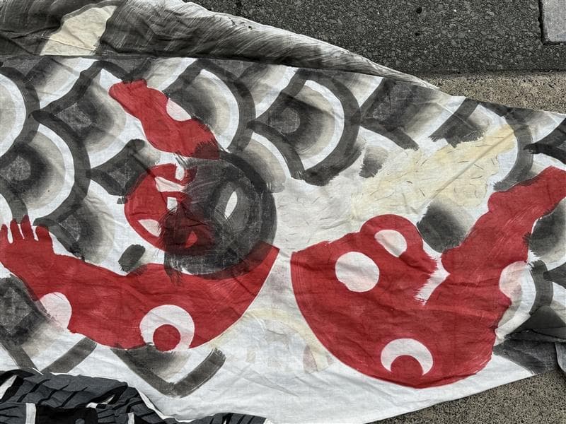 古布 鯉のぼり 5点 木綿 こいのぼり イベント こどもの日 リメイク素材