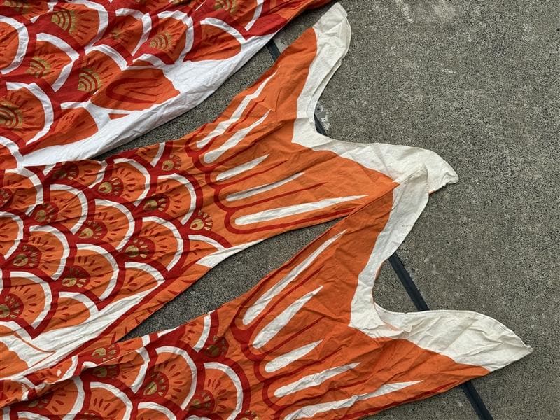 古布 鯉のぼり 5点 木綿 こいのぼり イベント こどもの日 リメイク素材