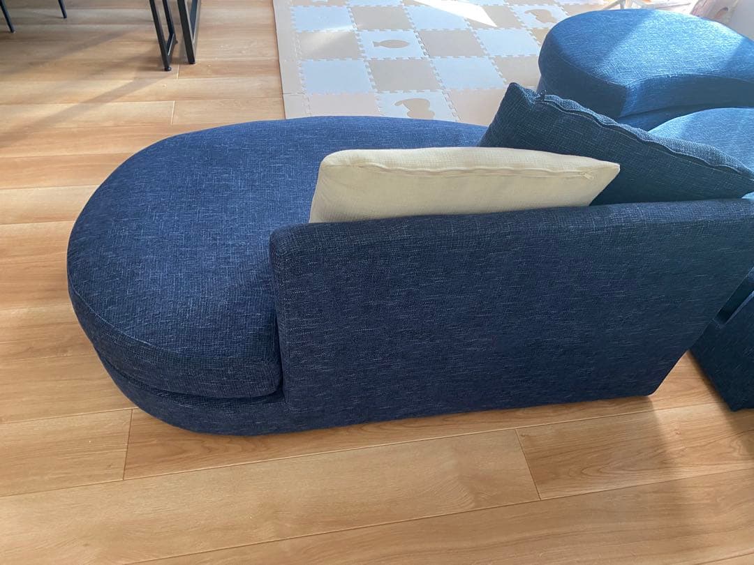 【セット販売】おしゃれカウチソファ　幅2300 ④【合計51000円】