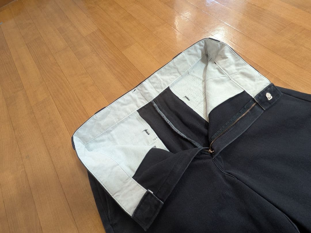 Dickies 90s 874BK USA製 ブラックフェード TALON 墨黒